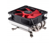 XILENCE Cooler XPCPU.I404T Performance C Series -I404T- (Compact / for Low Profile Systems), Socket 1700/1200/1150/1151/1155/1156, up to 125W, 92х92х25mm, Hydro-bering fan, 600~2200rpm, 14.0~21.8dBA, 65.4CFM, 4pin, PWM, 4x 6 mm Cooper heatpipes